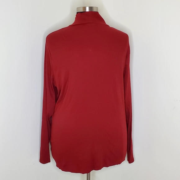 🆕️ Ava & Viv Turtlneck Sweater Plus Size Red Long Sleeve (20W/22W) - Picture 3 of 5